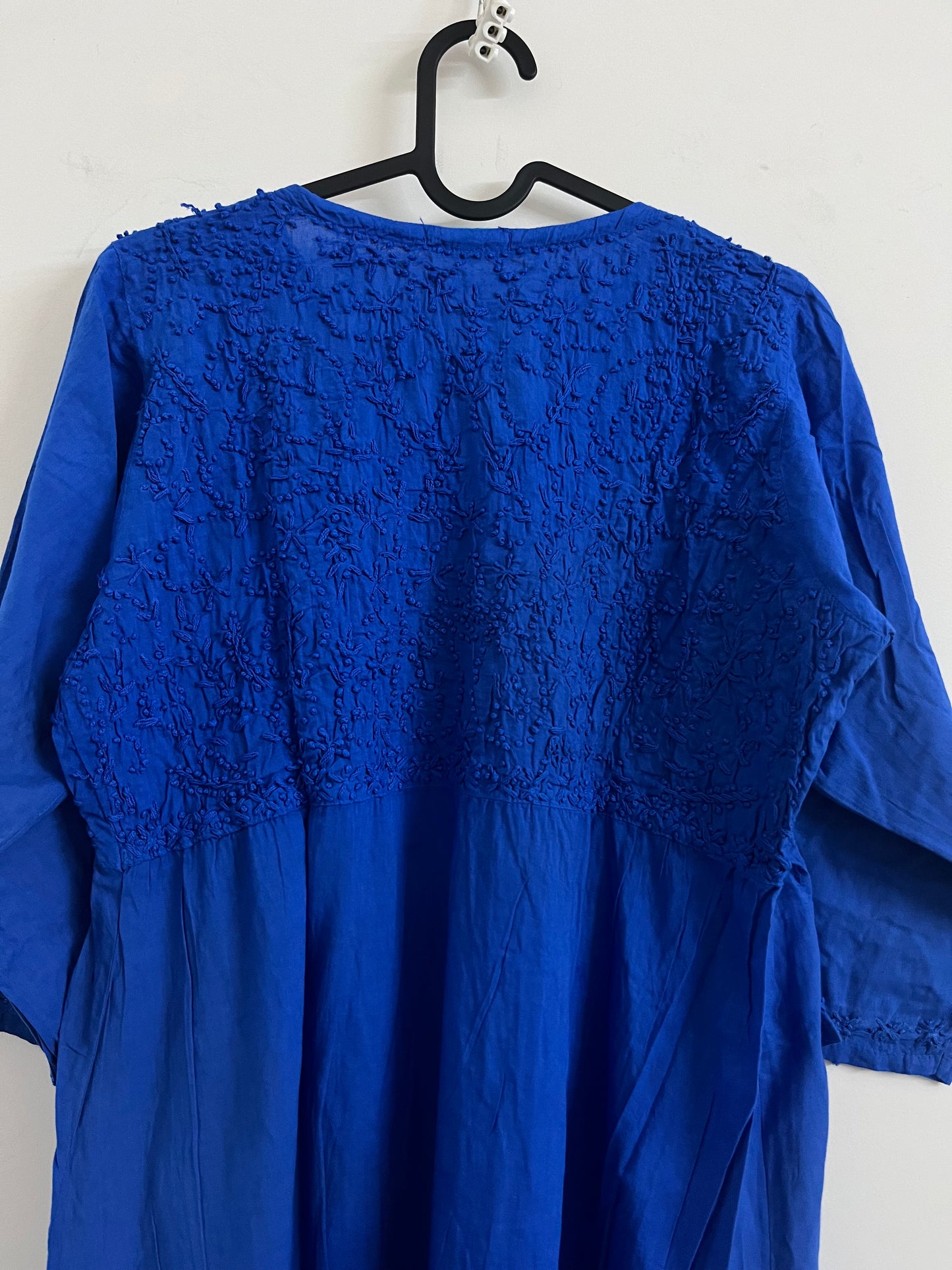 Aliya Cut Dress PRE-ORDER - Royal blue (with work on front and back)