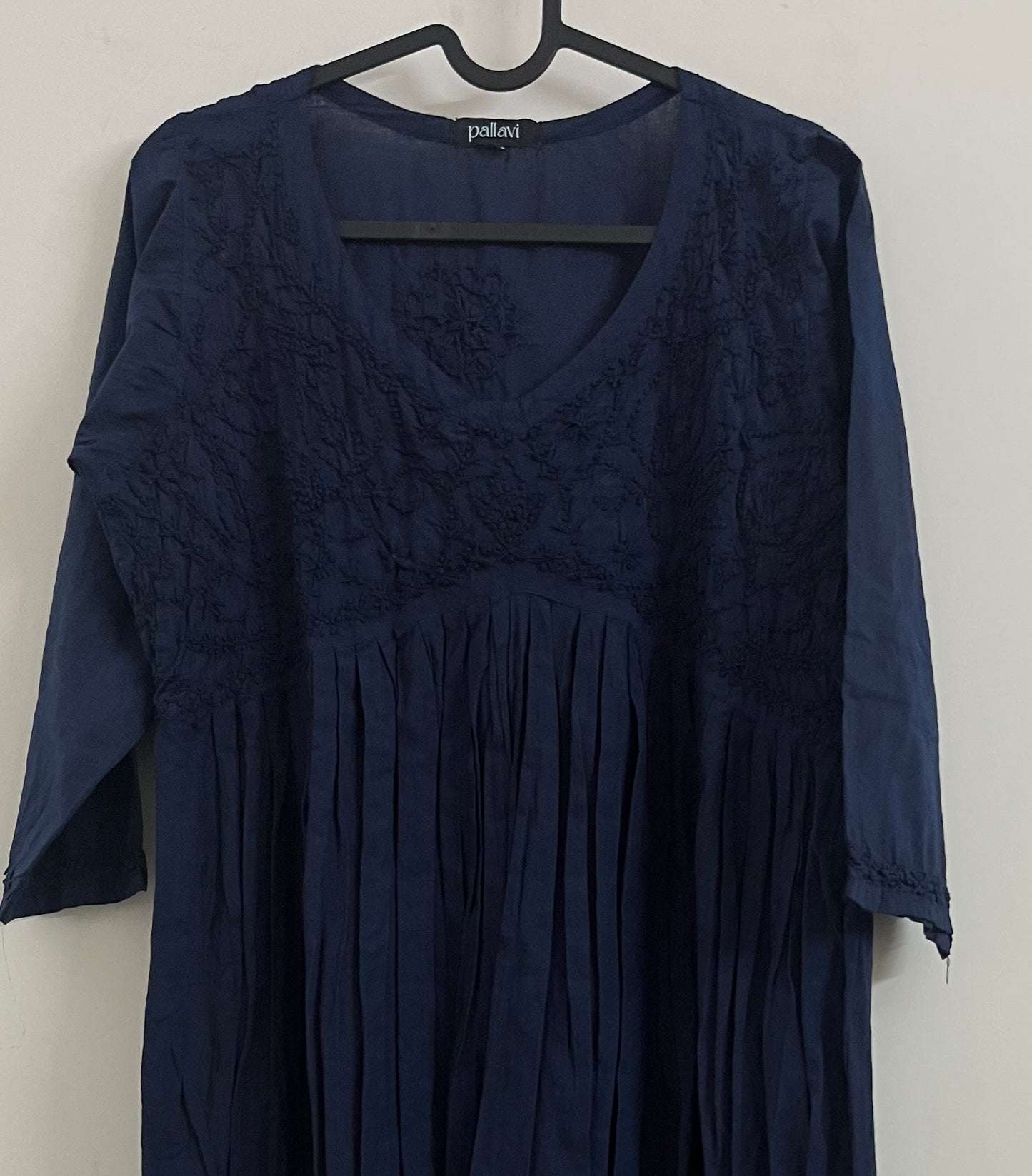Aliya Cut Dress PRE-ORDER - Navy Blue