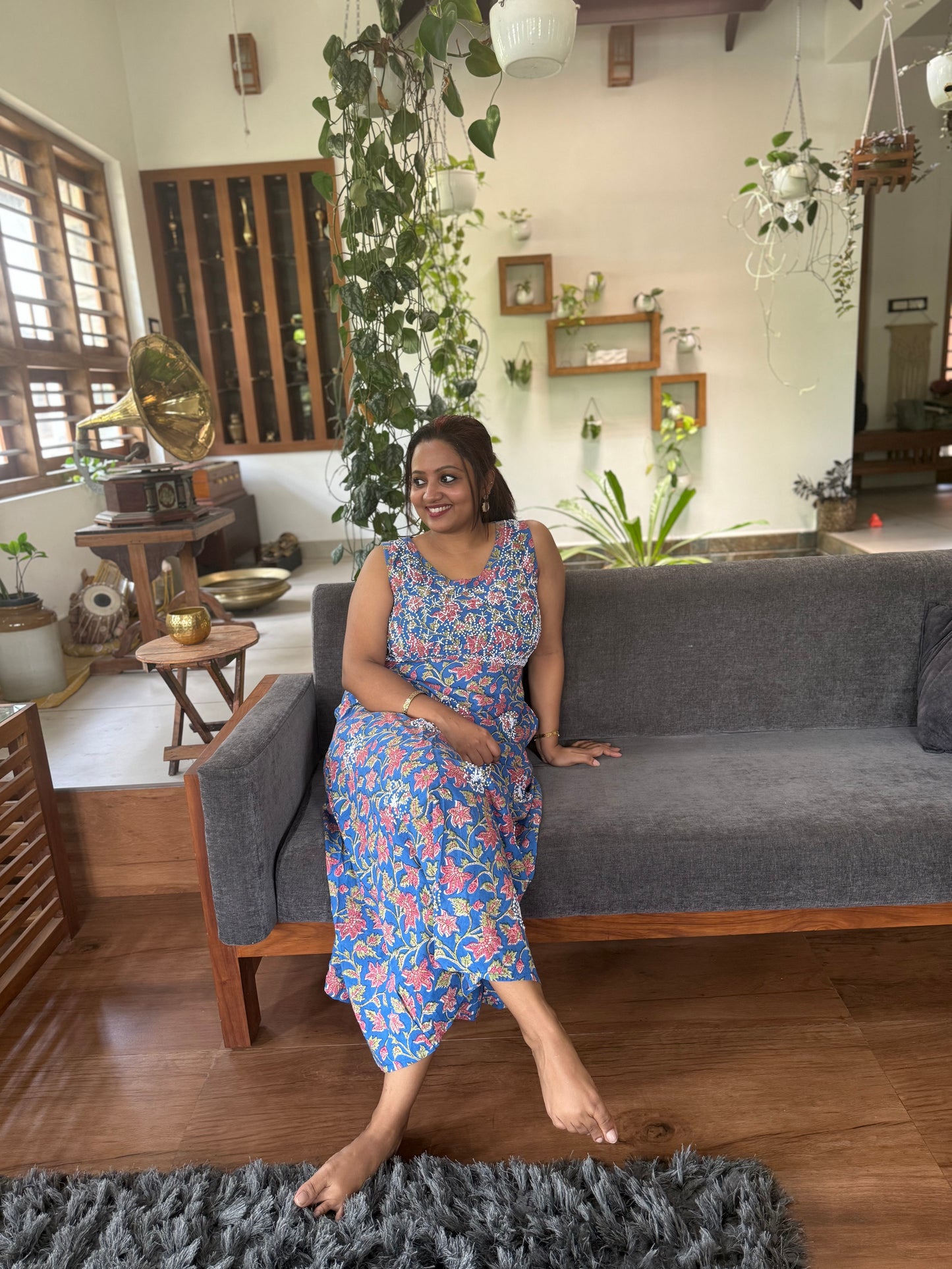 Sleeveless A-line Dress - Nia
