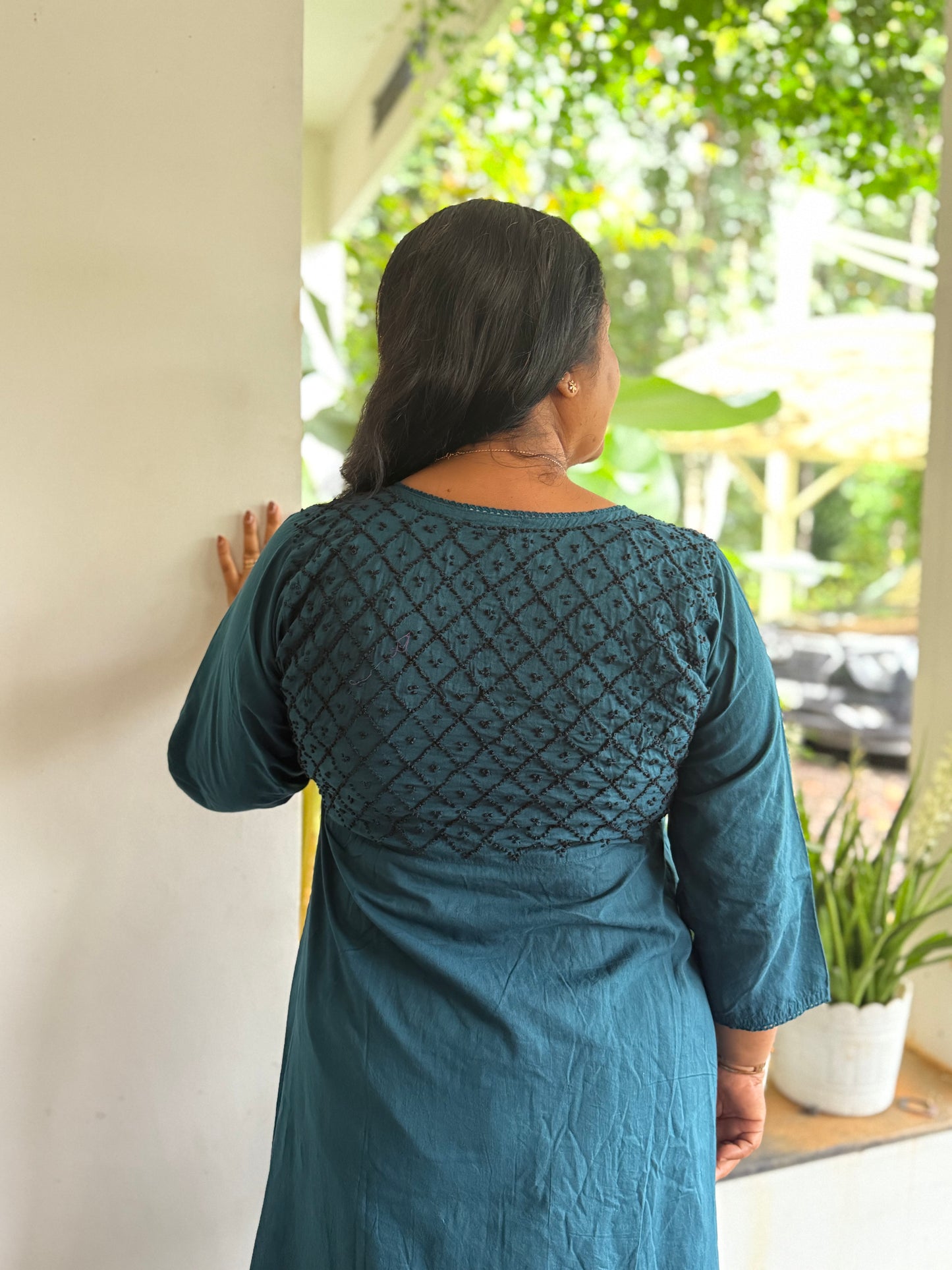 Angrakha - Black knots on Midnight Blue
