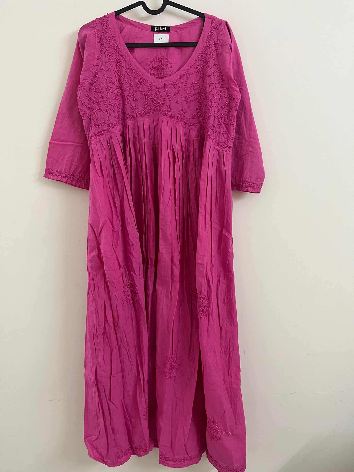 Aliya Cut Dress PRE-ORDER - Hot Pink