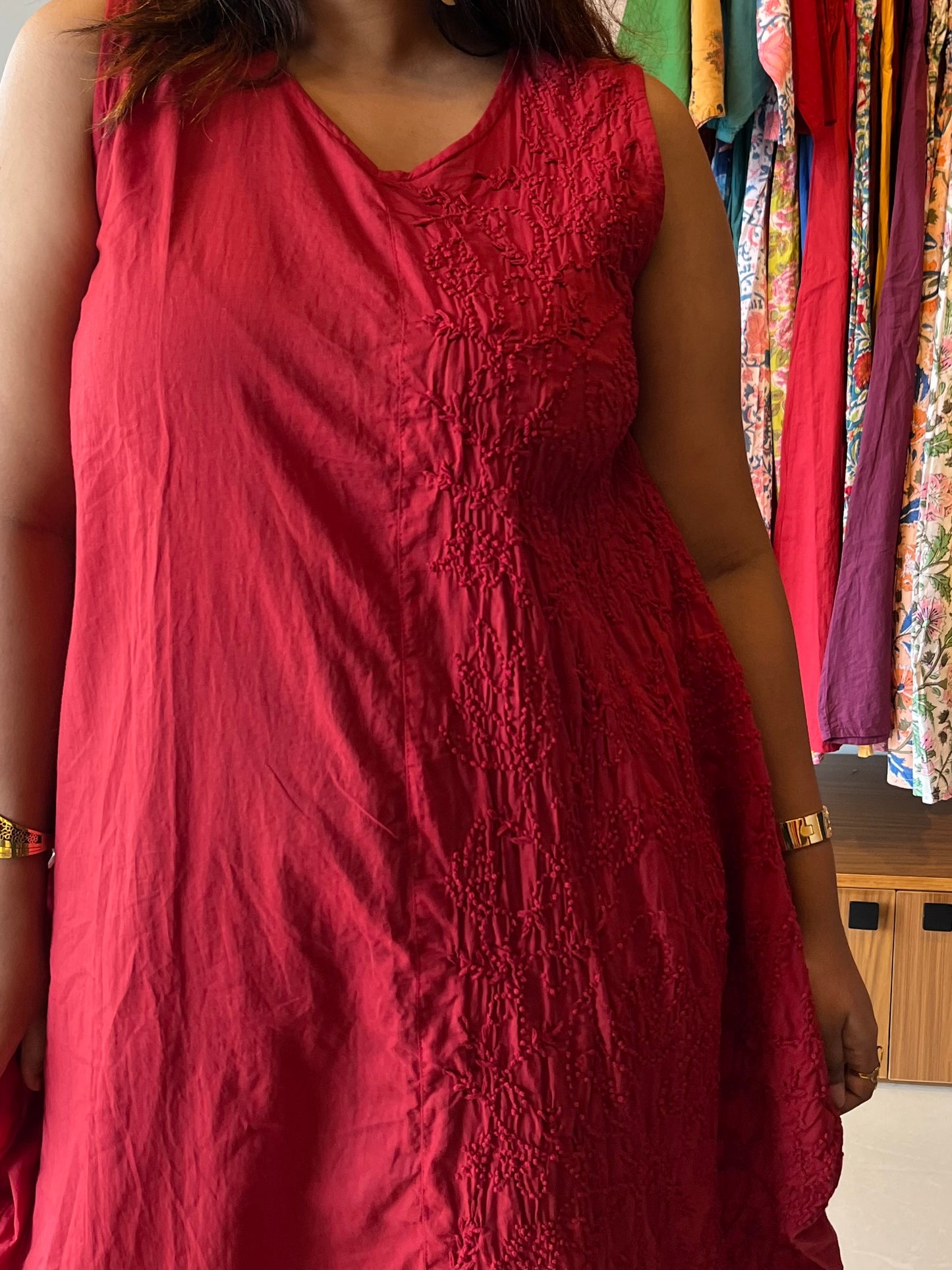 Balloon dress - Red
