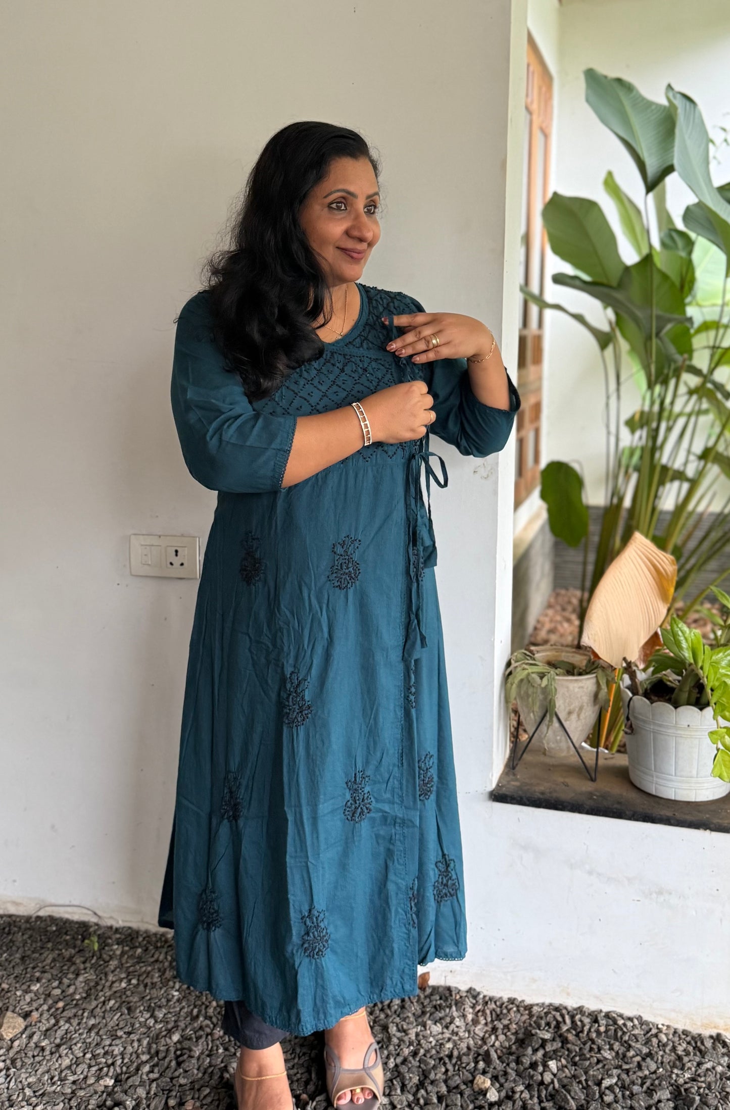 Angrakha - Black knots on Midnight Blue