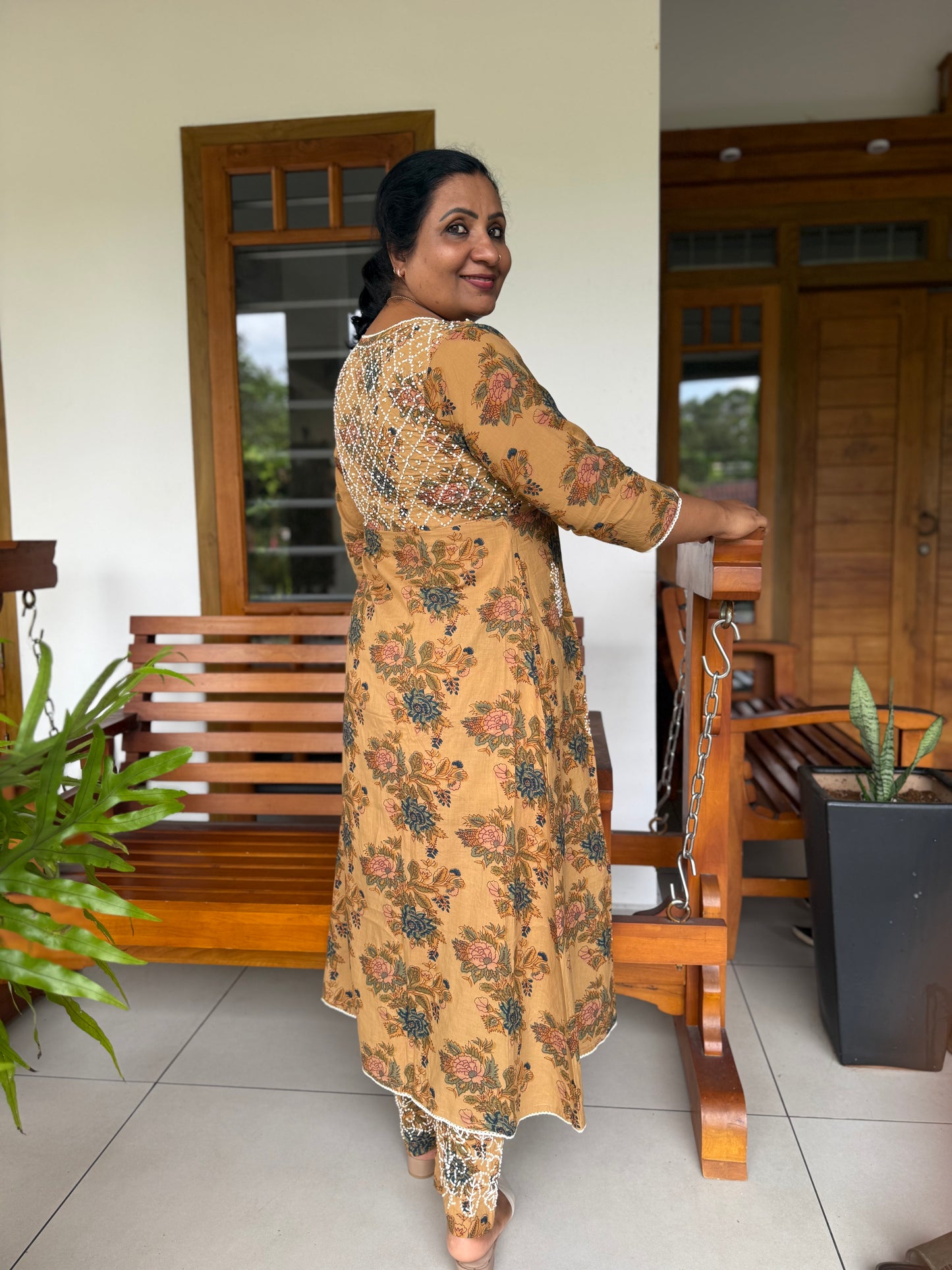 Angrakha Kurti and pant PRE-ORDER - Vanya