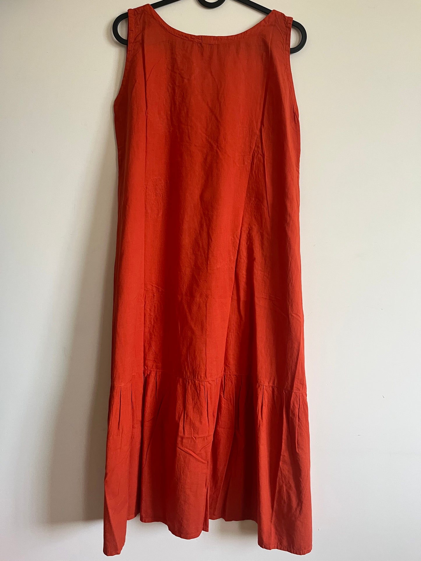 Dandelion Dress - Dark Rust Orange