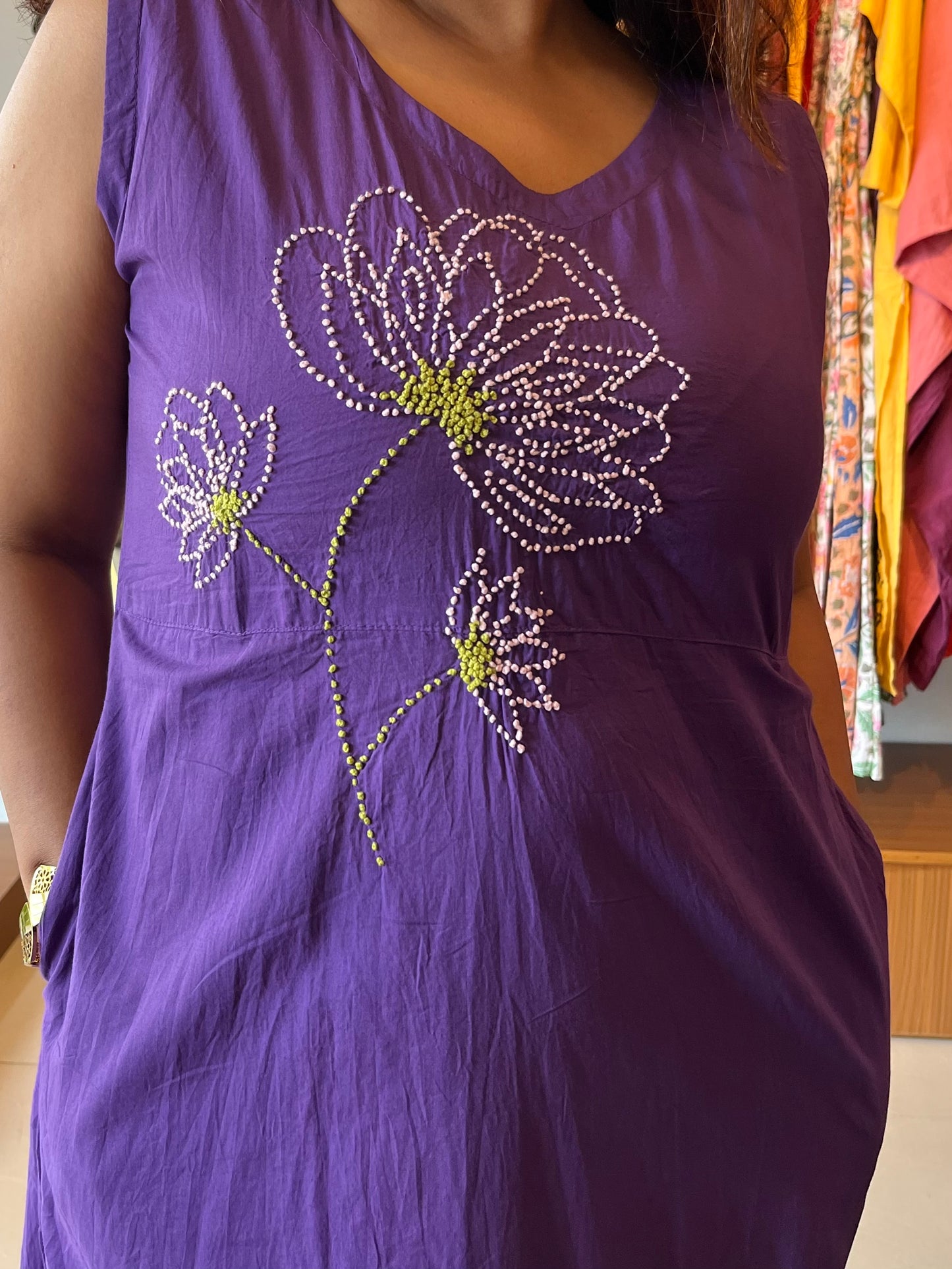 Glow dress - Indigo