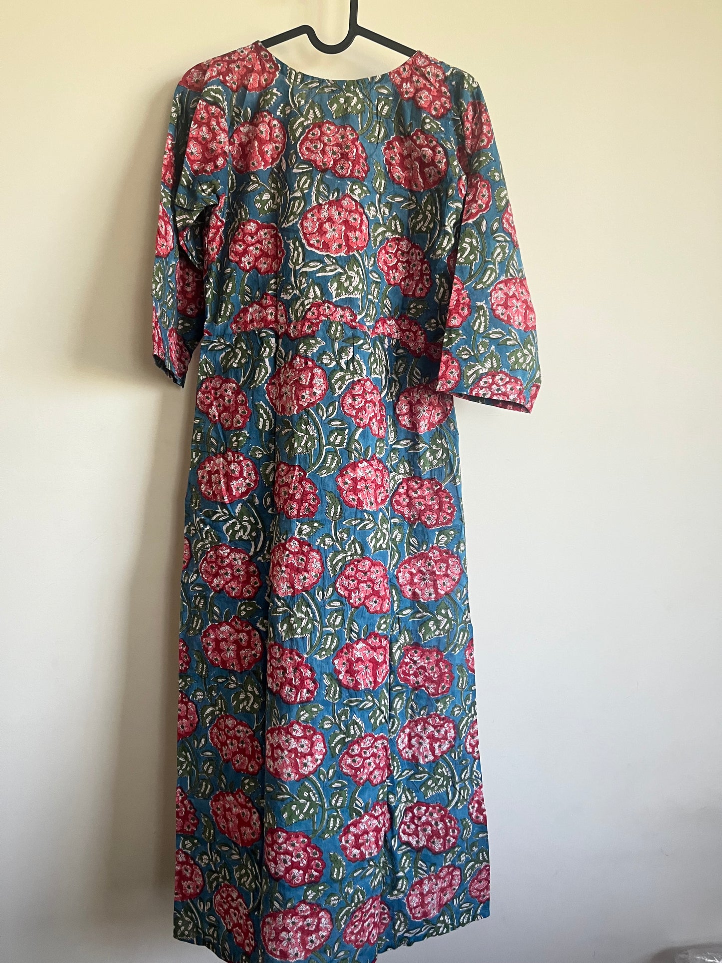 Pleated Angrakha dress - Pinkbelle
