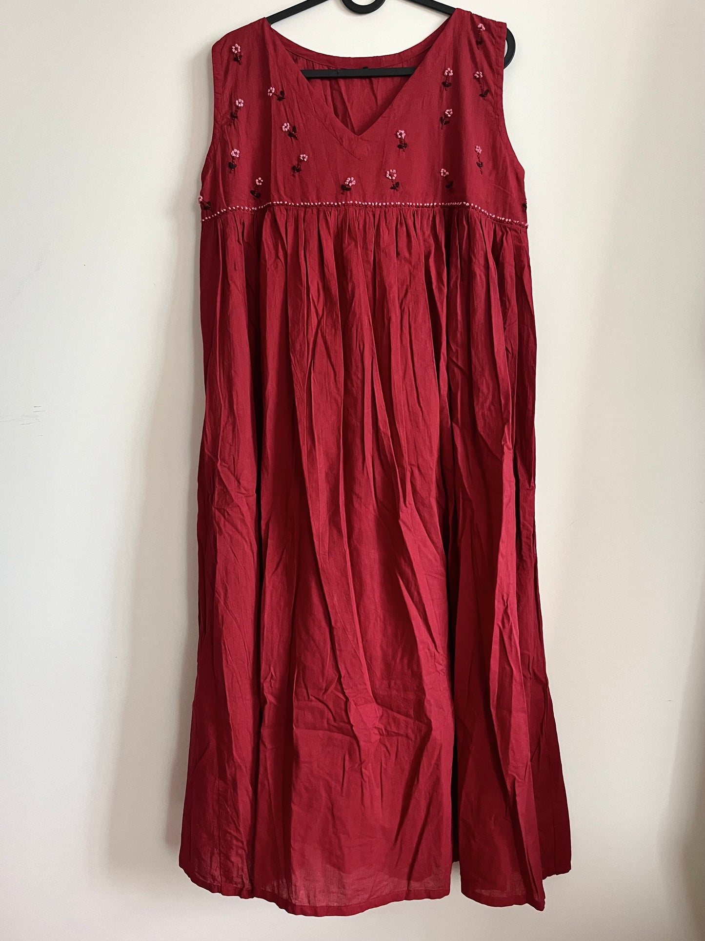 Blush and Bloom Dress PRE-ORDER - Maroon