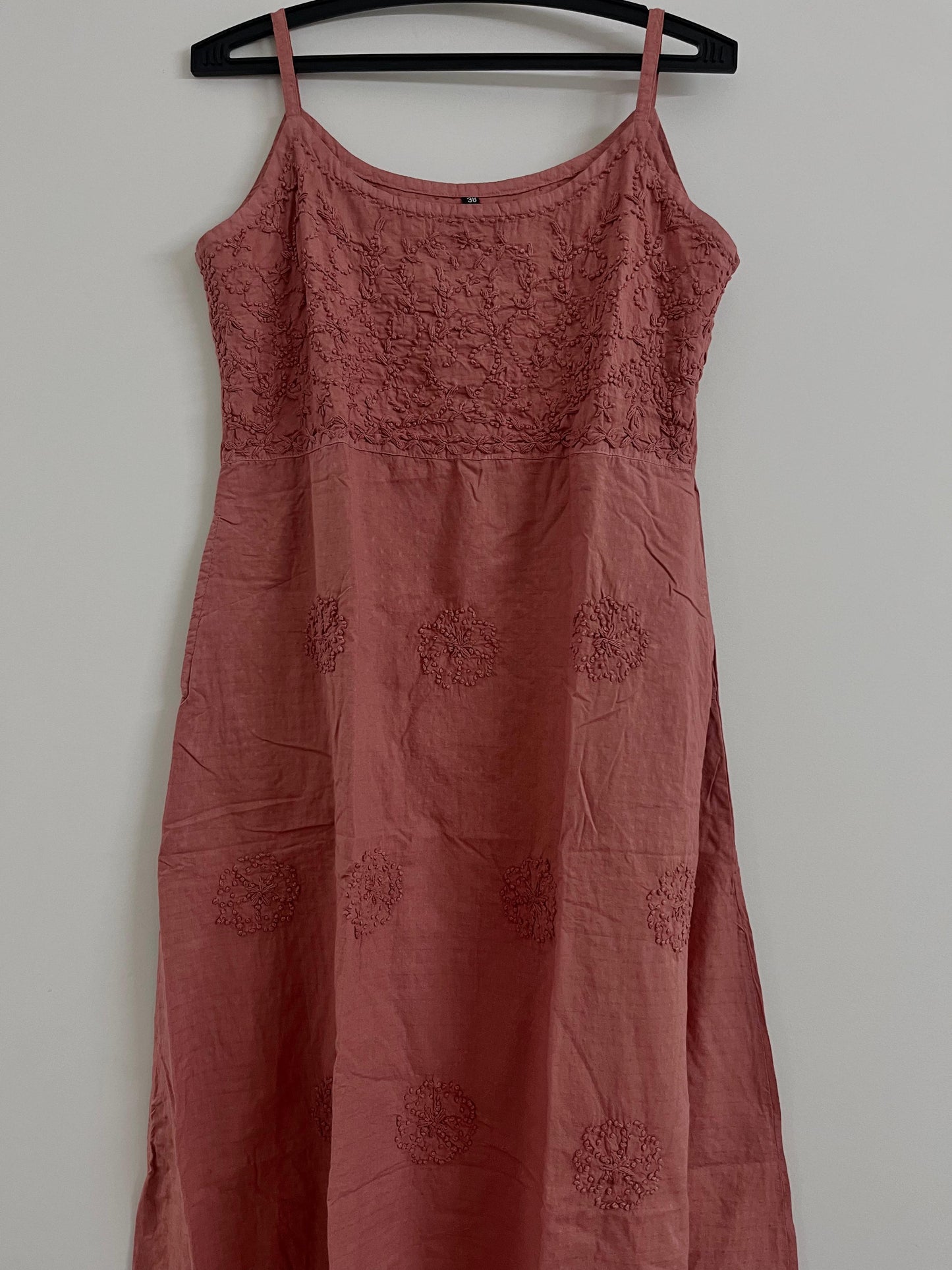 Sleeveless A-line Dress PRE-ORDER - Dark Onion Pink