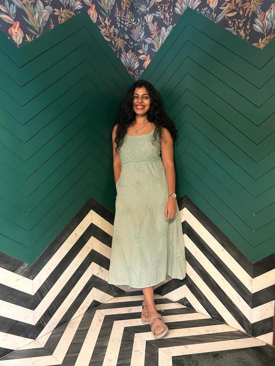 Sleeveless A-line Dress PRE-ORDER - Mint Green