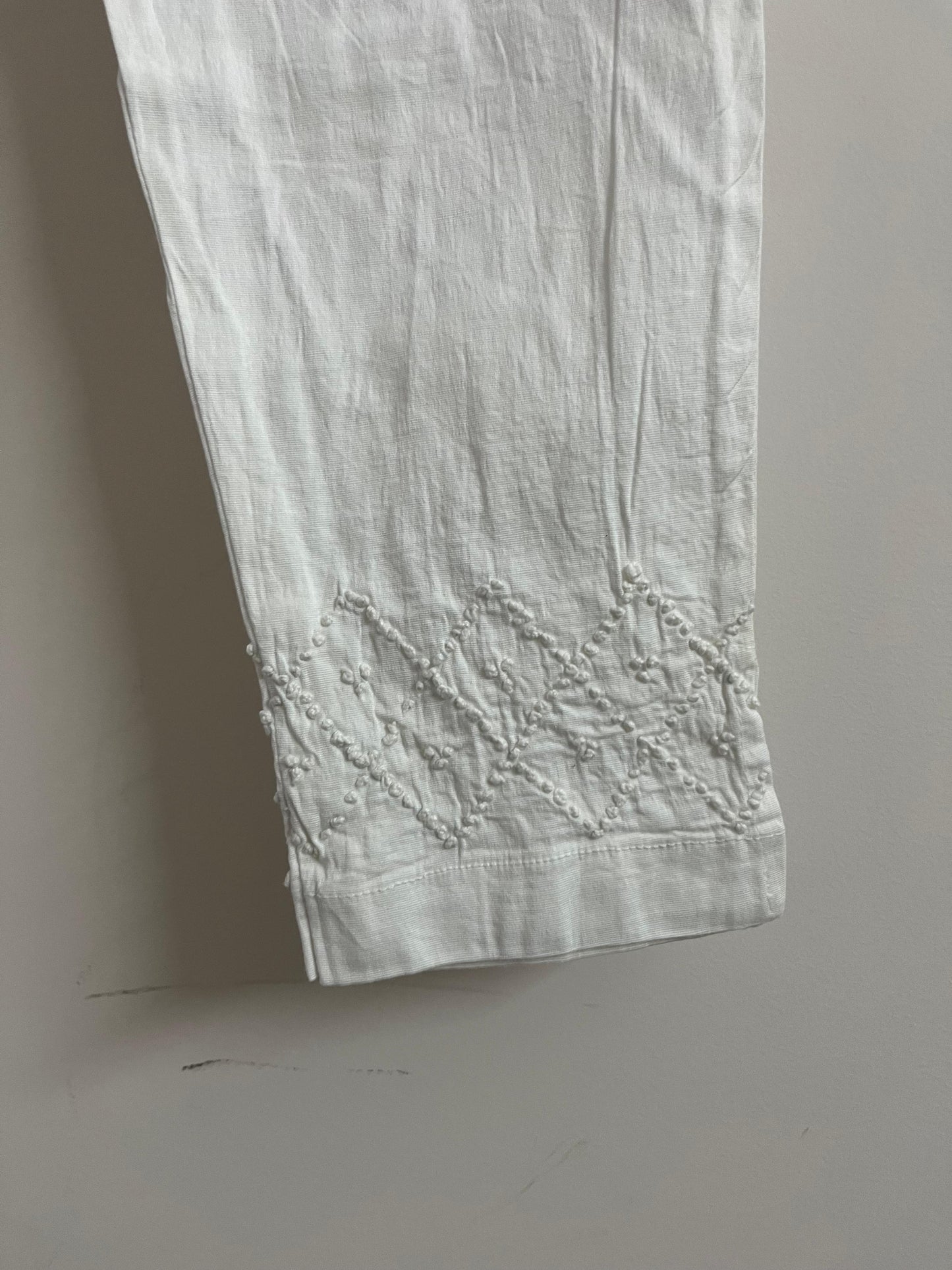 Pant PRE-ORDER - White Cross pattern 2"