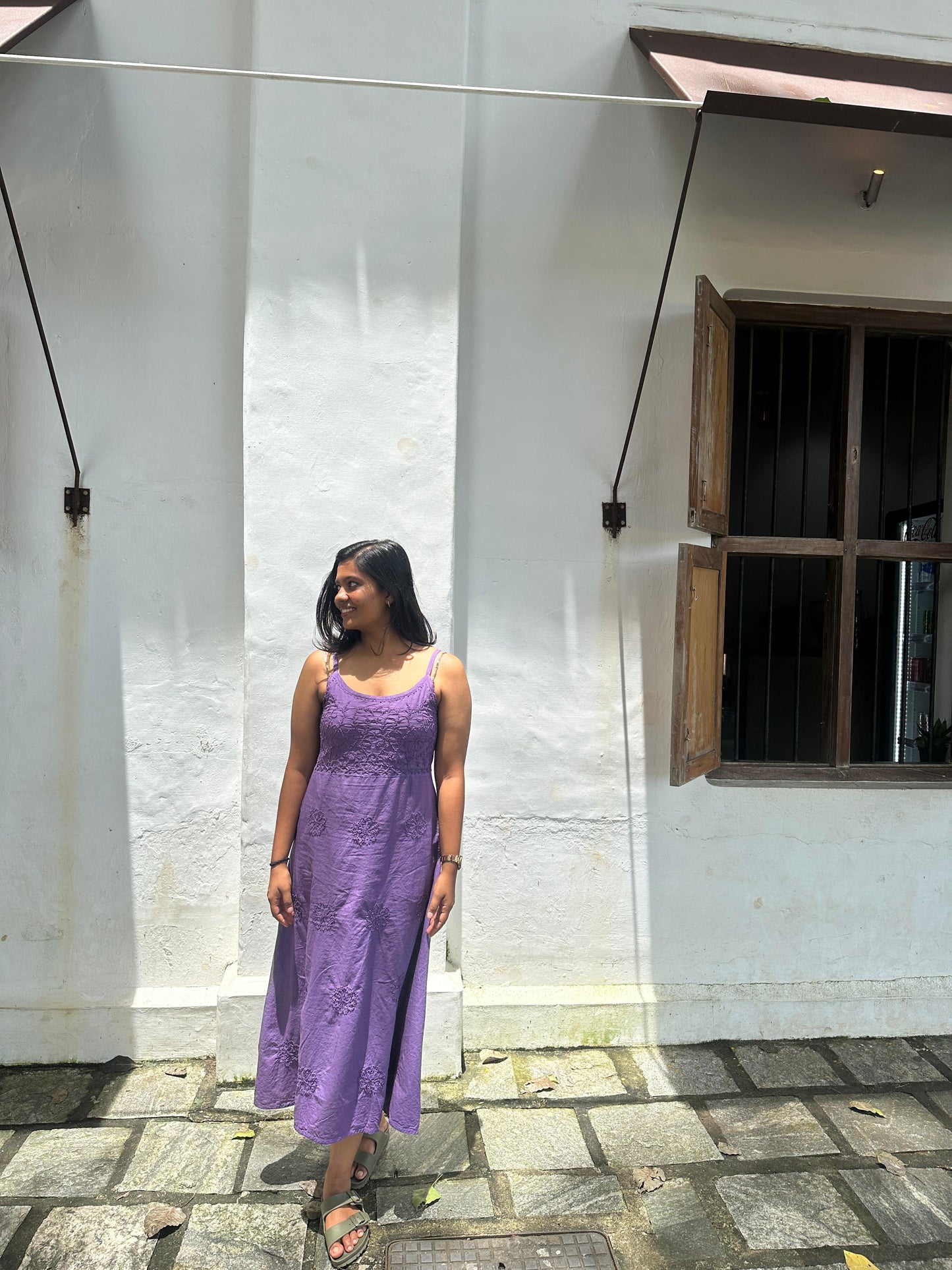 Sleeveless A-line Dress PRE-ORDER - Amethyst