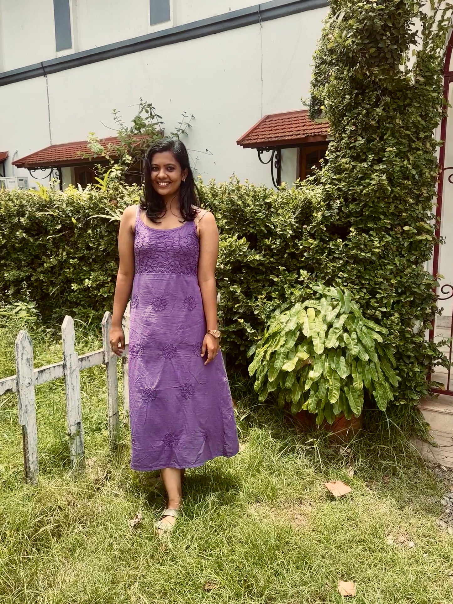 Sleeveless A-line Dress PRE-ORDER - Amethyst