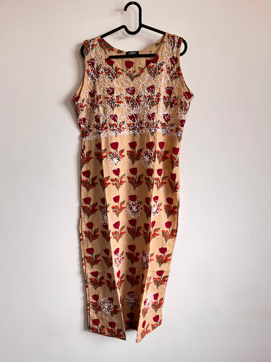 Straight Kurti Sleeveless - Scarlette