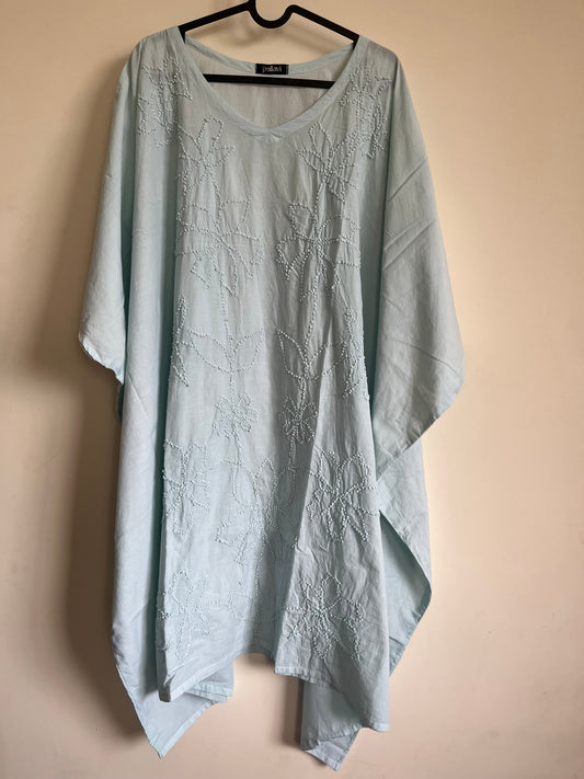 Kaftan top and pant - Powder Blue
