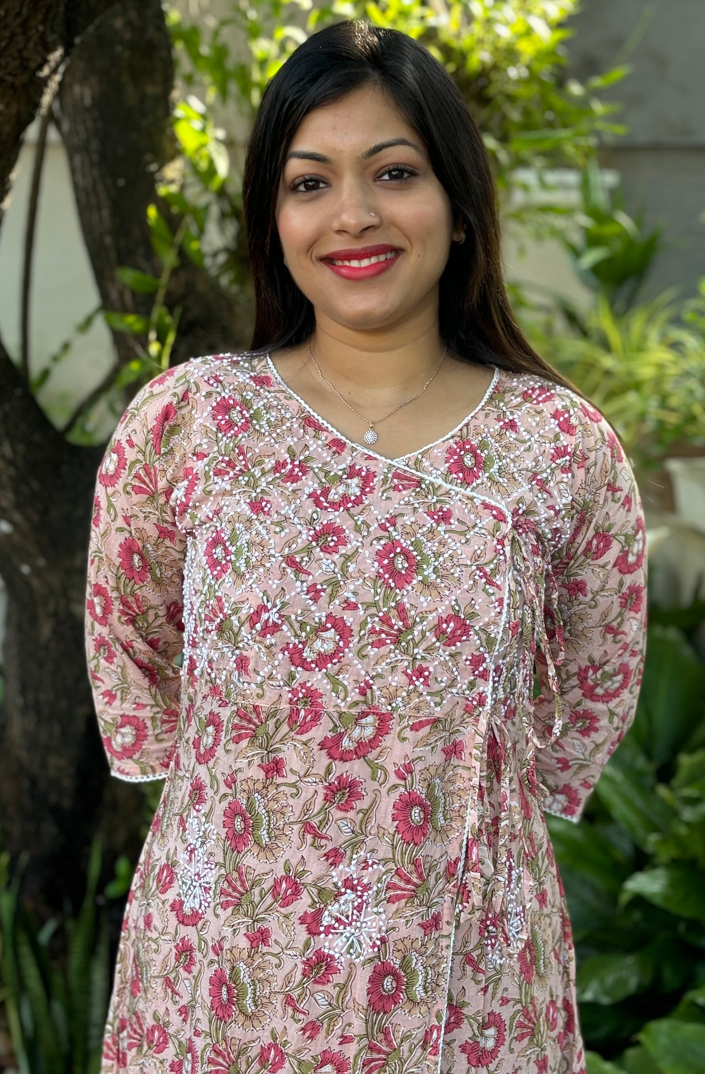 Angrakha Kurti and pant PRE-ORDER - Mili