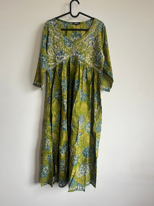 Aliya Cut Dress - Bluebelle
