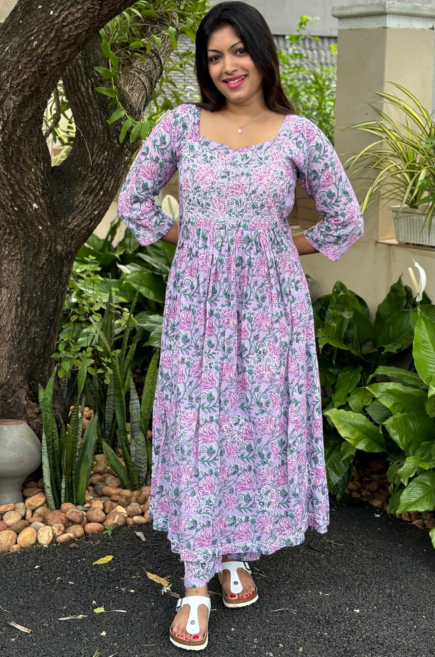 Pleated Dress set (top and bottom) PRE-ORDER - Lavender Smera