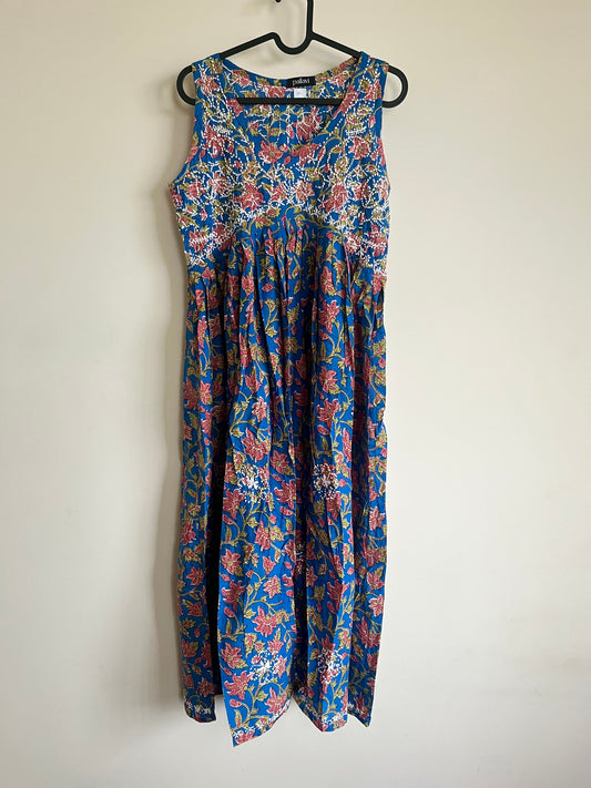 Sleeveless Aliya cut dress (with work on front and back) - Nia