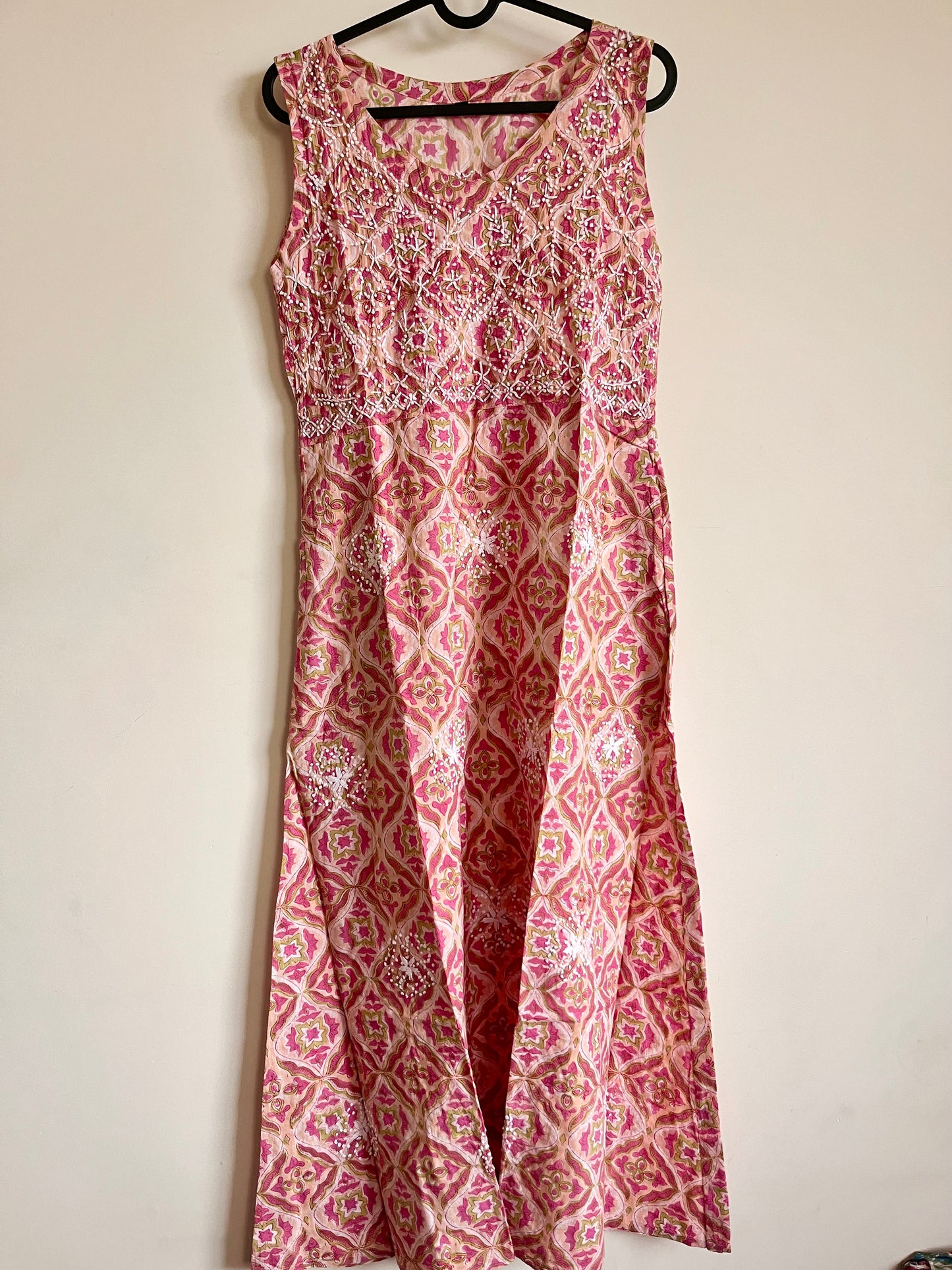 Sleeveless A-line Dress - Blushette