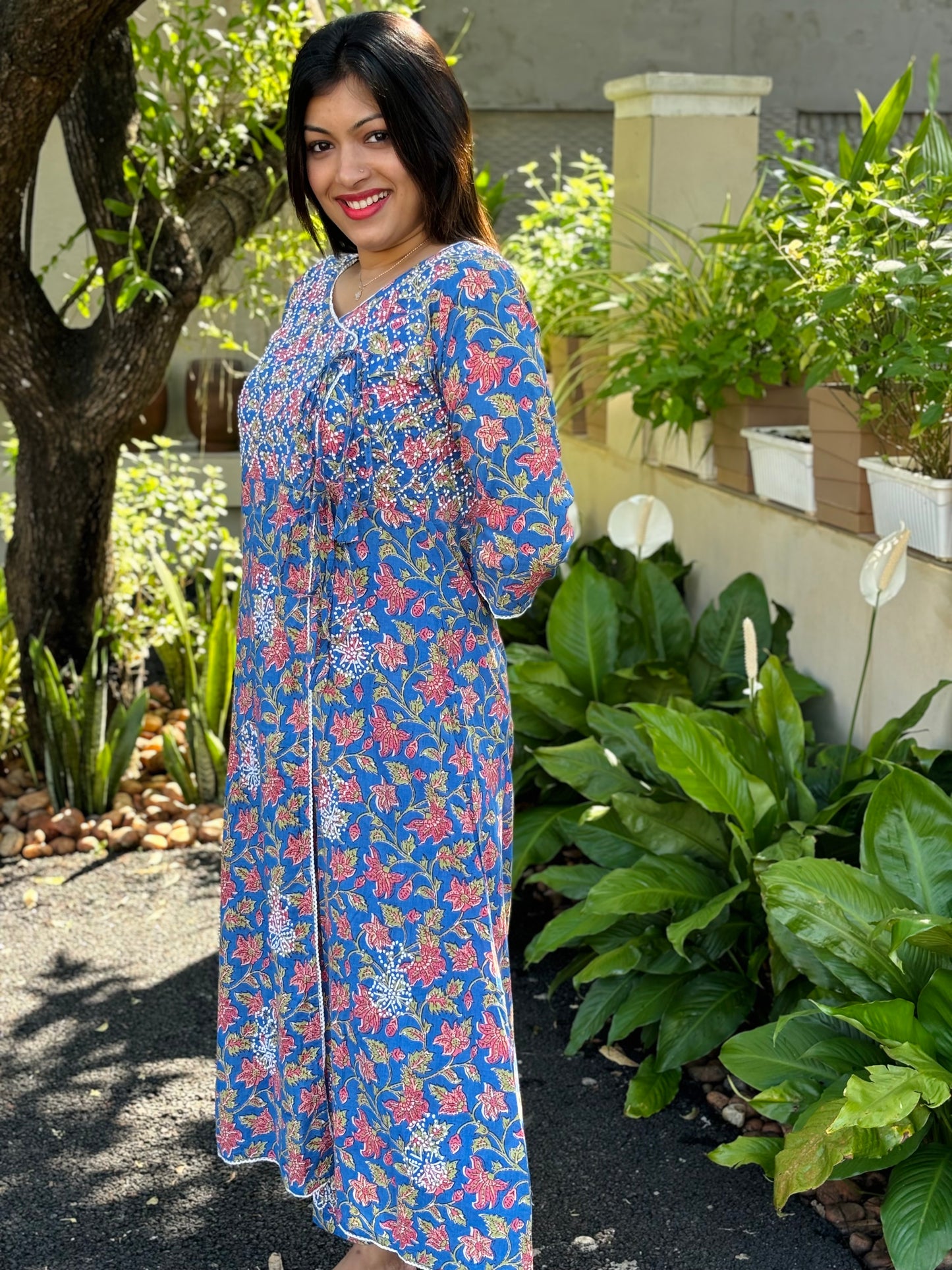 Angrakha Kurti and pant PRE-ORDER - Nia