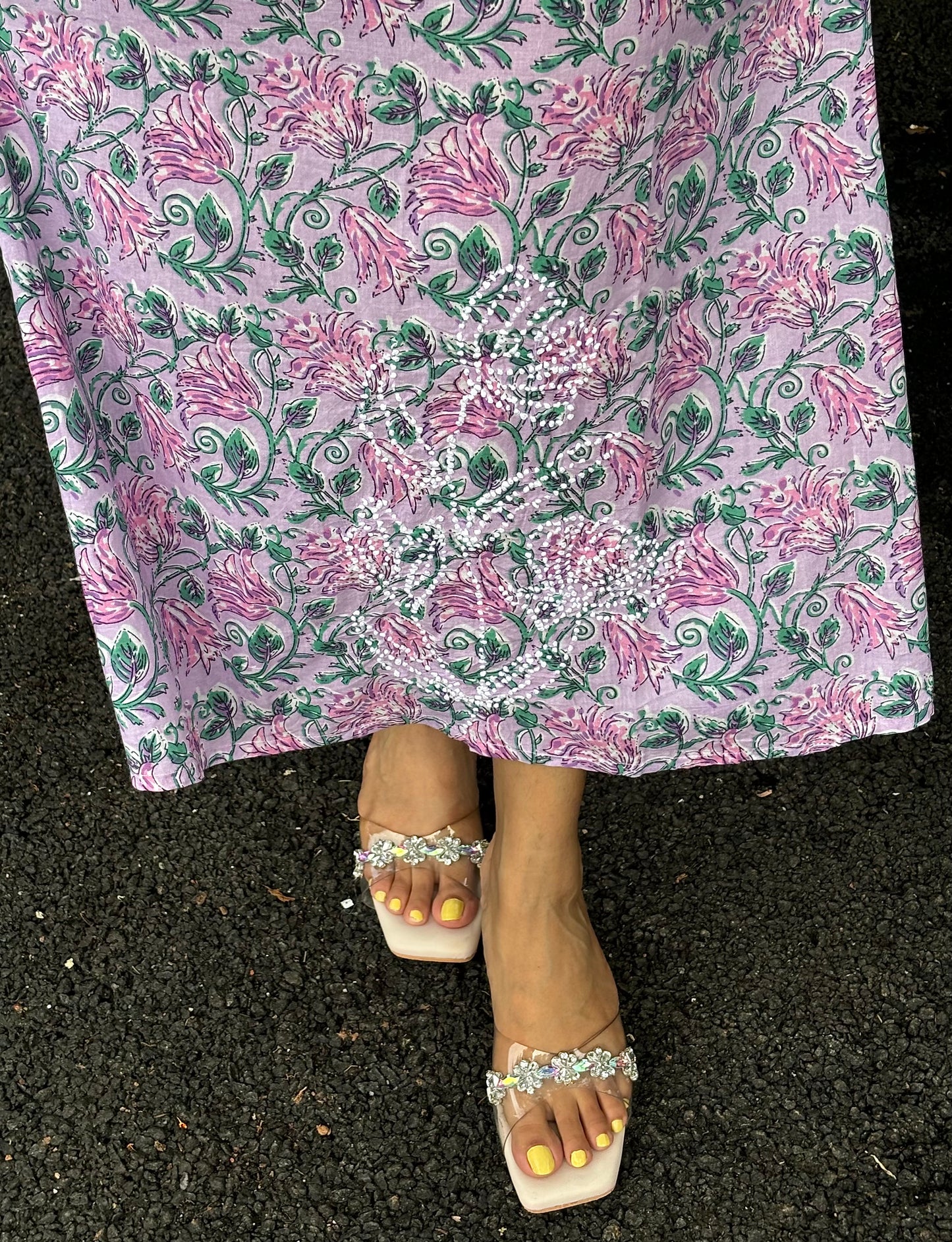 Chameli Charm Dress PRE-ORDER - Lavender Smera