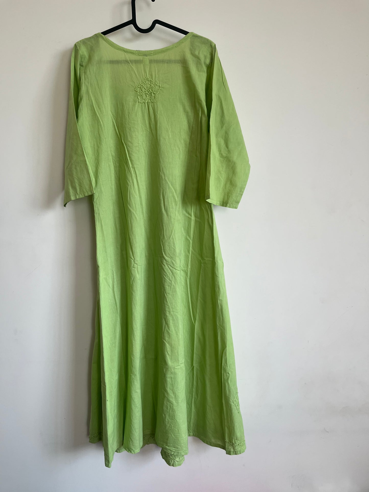 Pleated dress - Pista Green