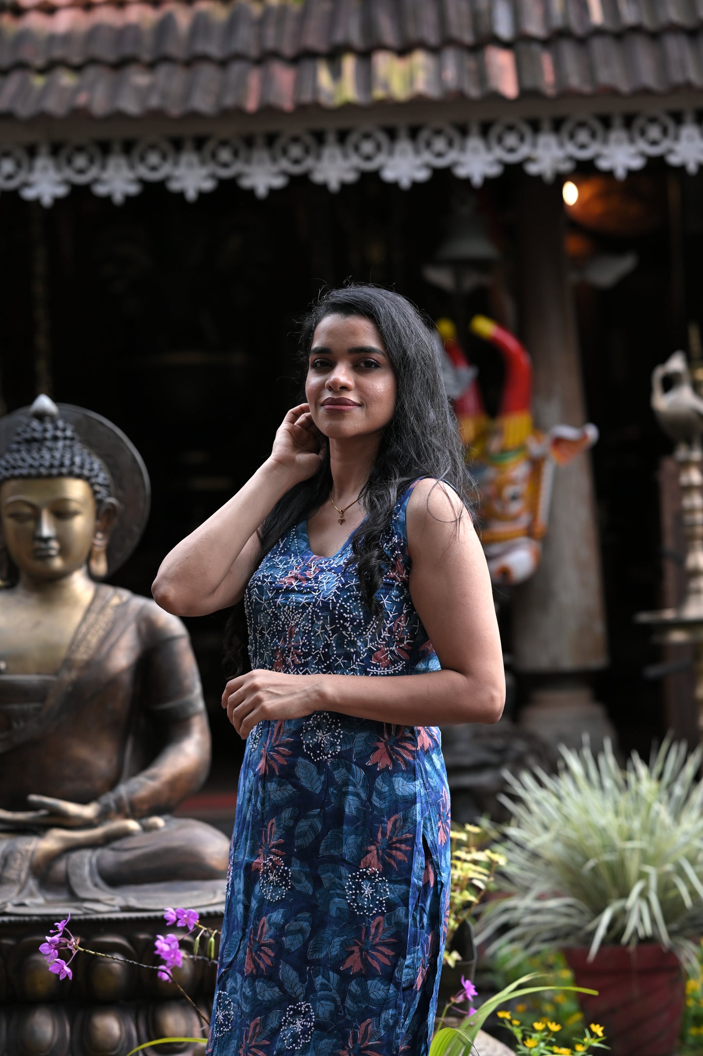 Sleeveless Straight Kurti PRE-ORDER - Neelima