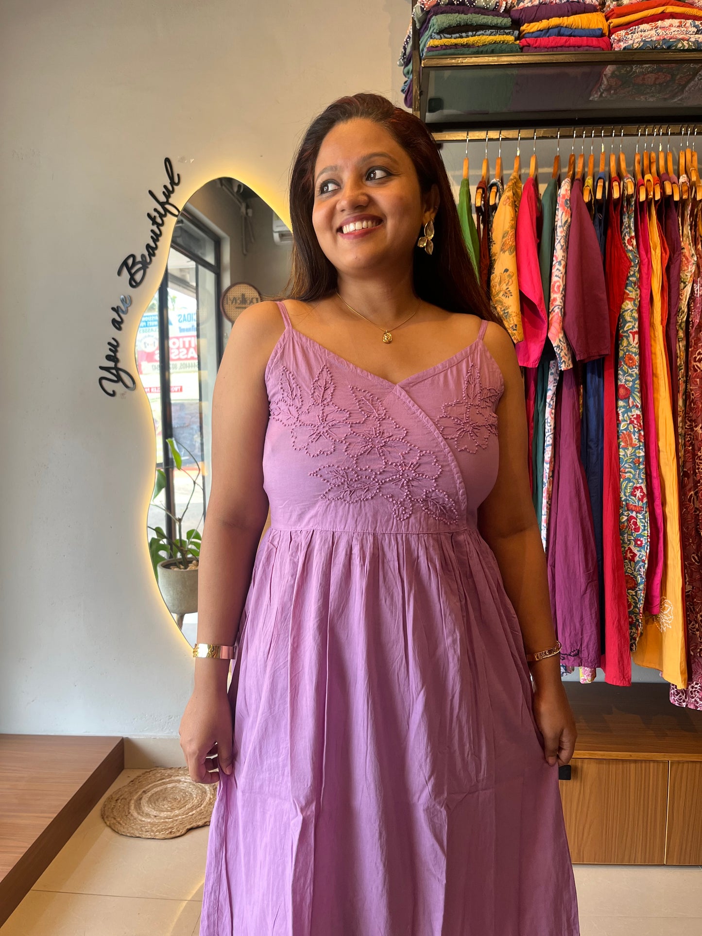 Garden whispers  Dress - Pale lavender