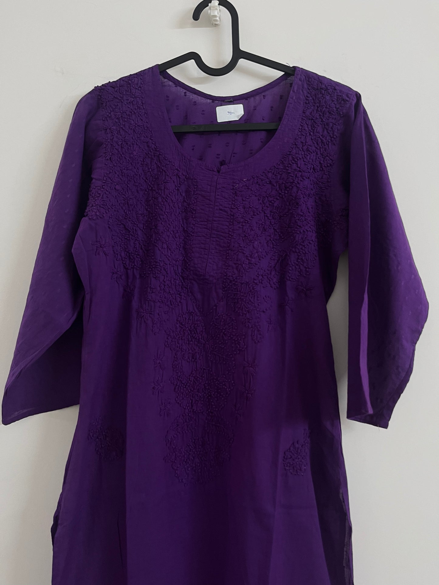 Straight Kurti - Purple