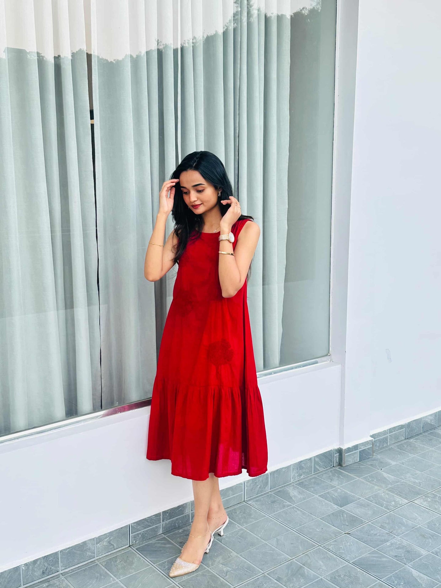 Dandelion  Dress  PRE-ORDER - Red