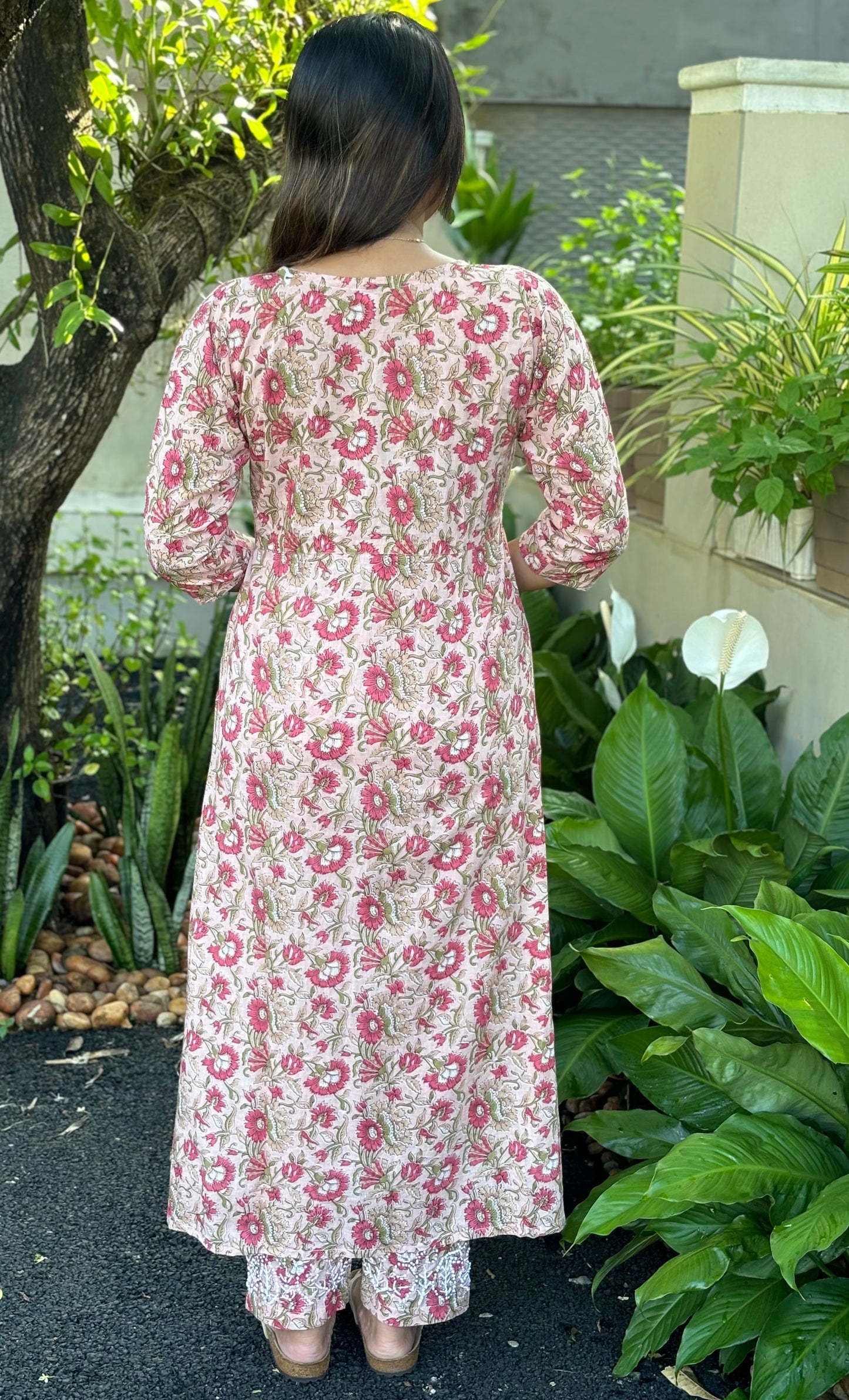 Pleated Angrakha set PRE-ORDER - Mili