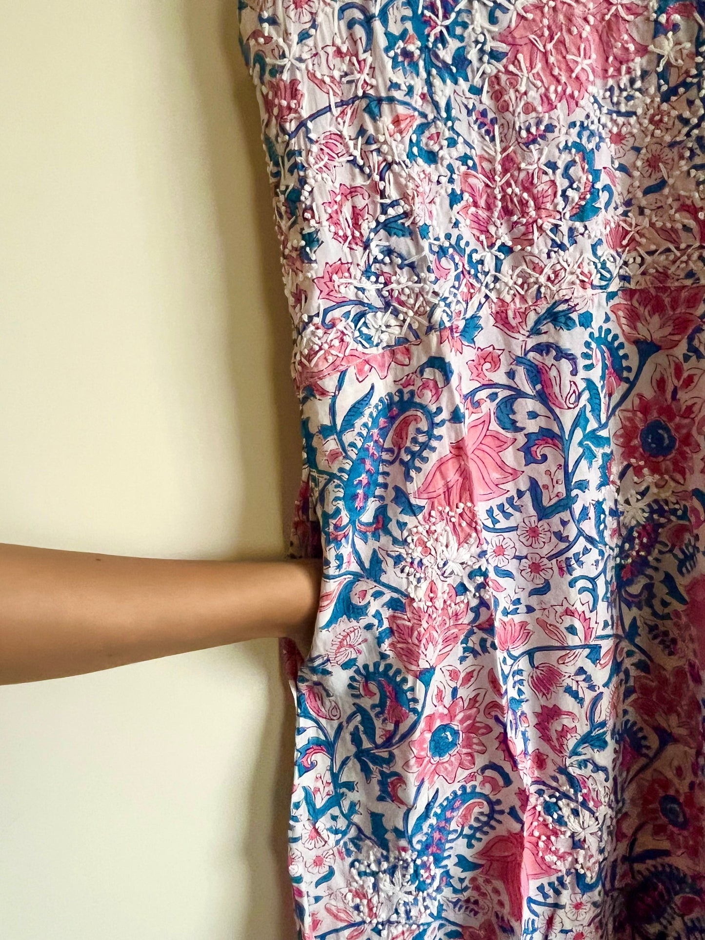 Sleeveless A-line Dress - Varnika