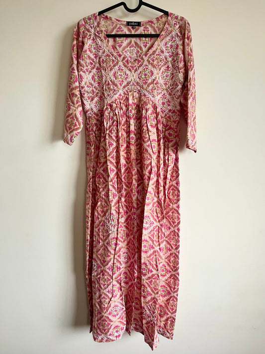 Aliya Cut Dress - Blushette