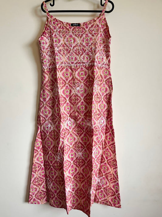 Sleeveless A-line Dress - Blushette