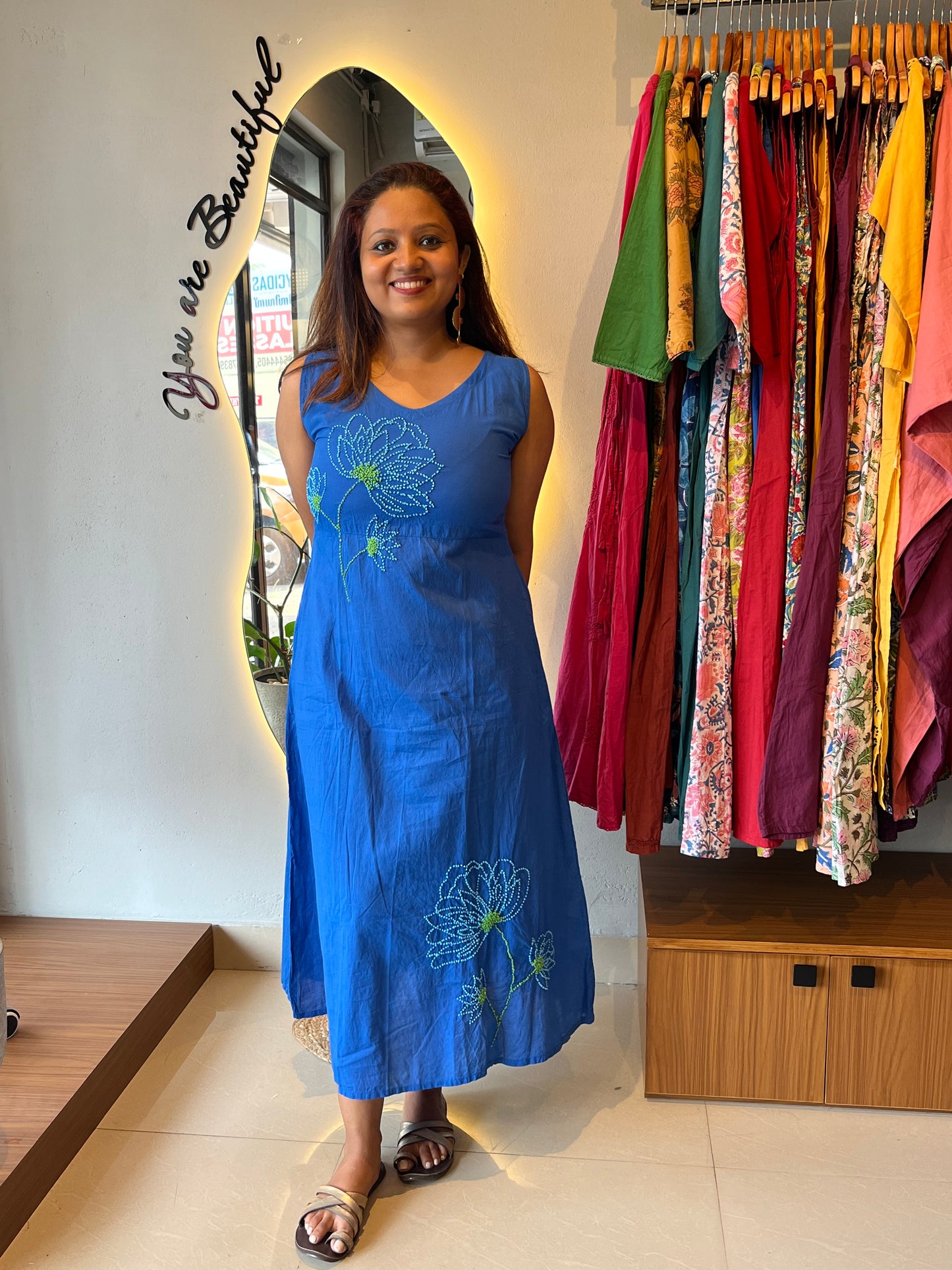 Glow Dress - Royal Blue