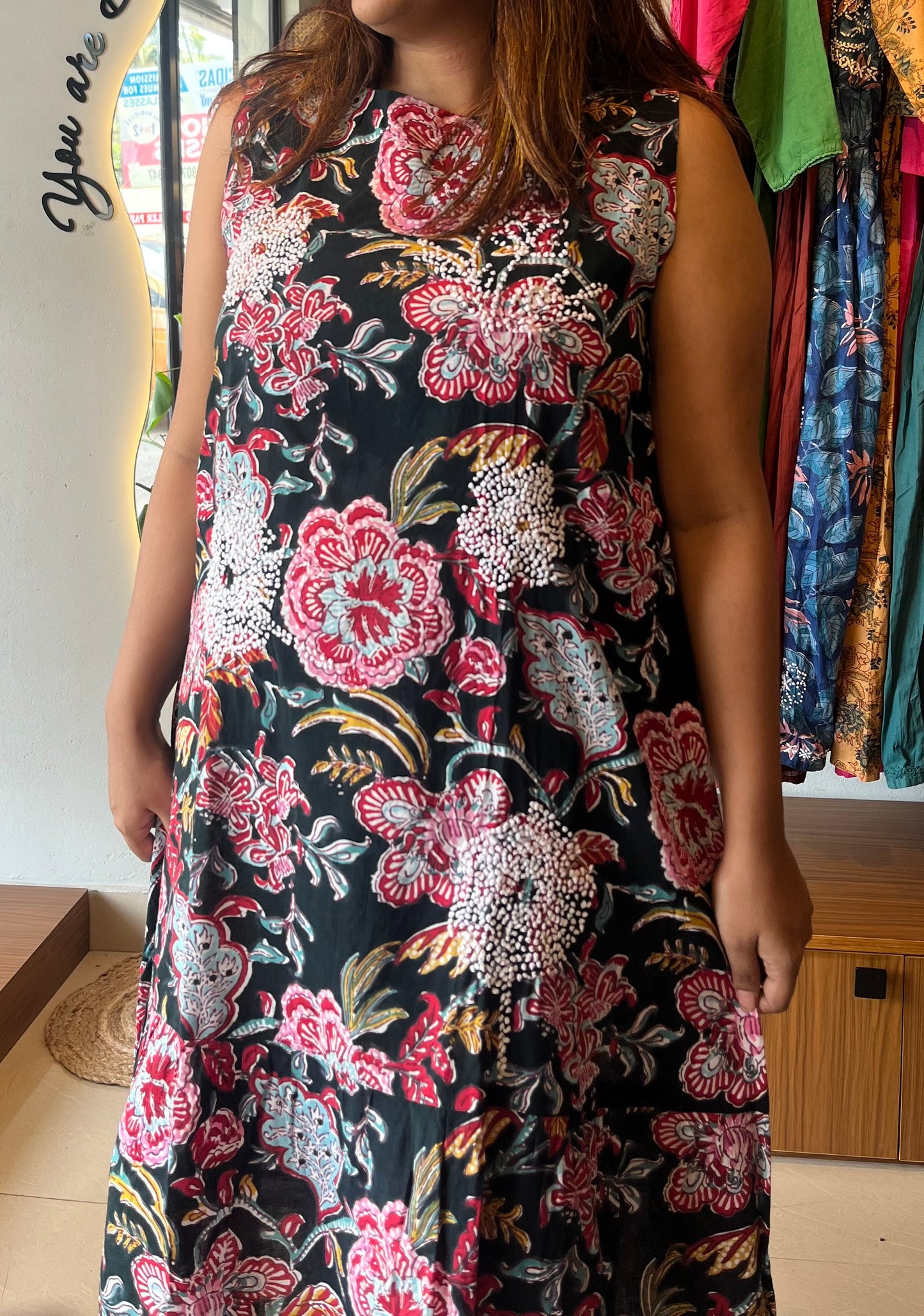 Dandelion Dress PRE-ORDER - Floral black