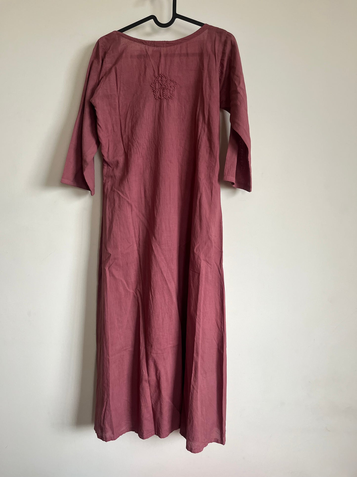 Pleated dress - Dark Chikku