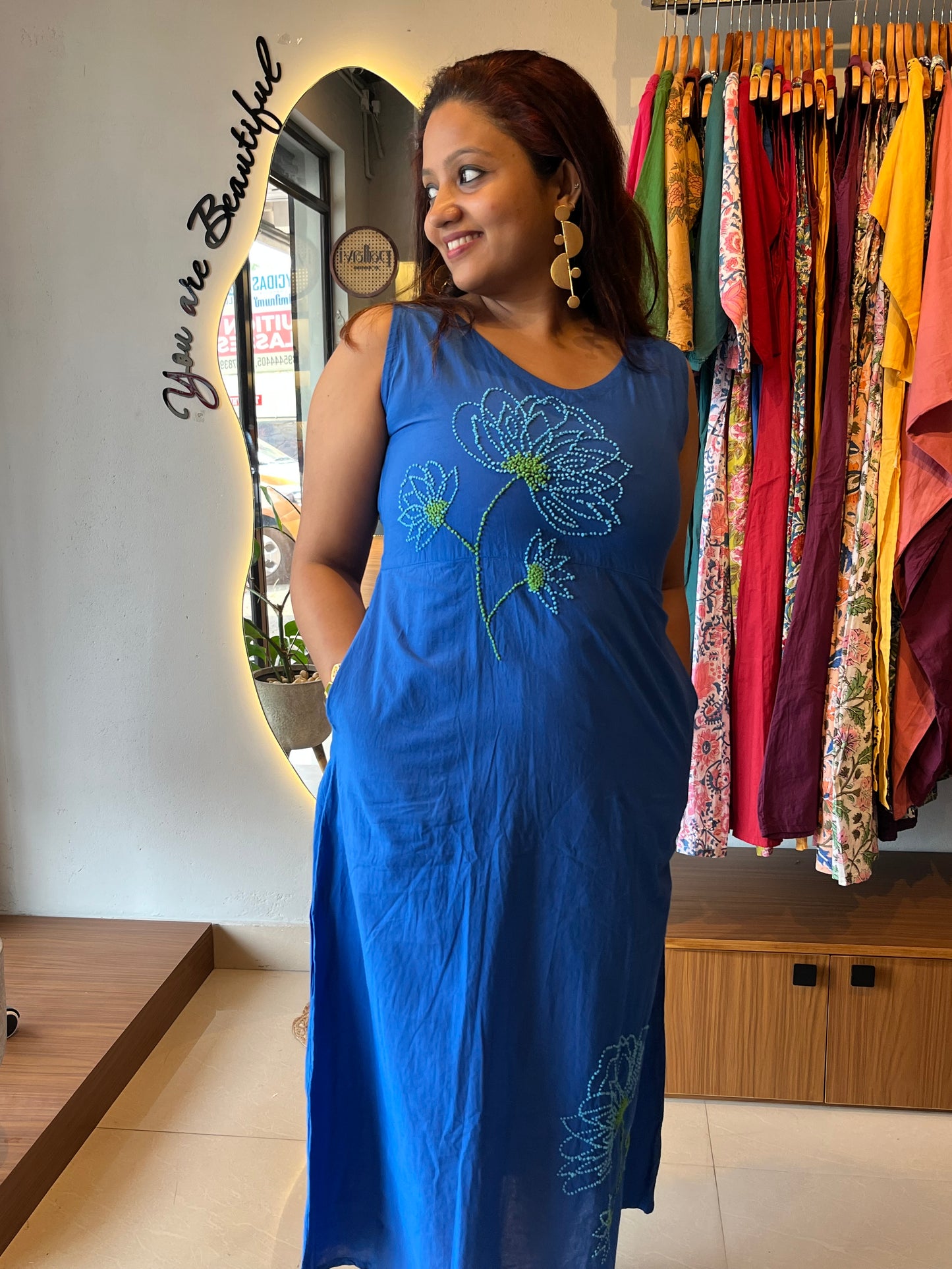 Glow Dress - Royal Blue