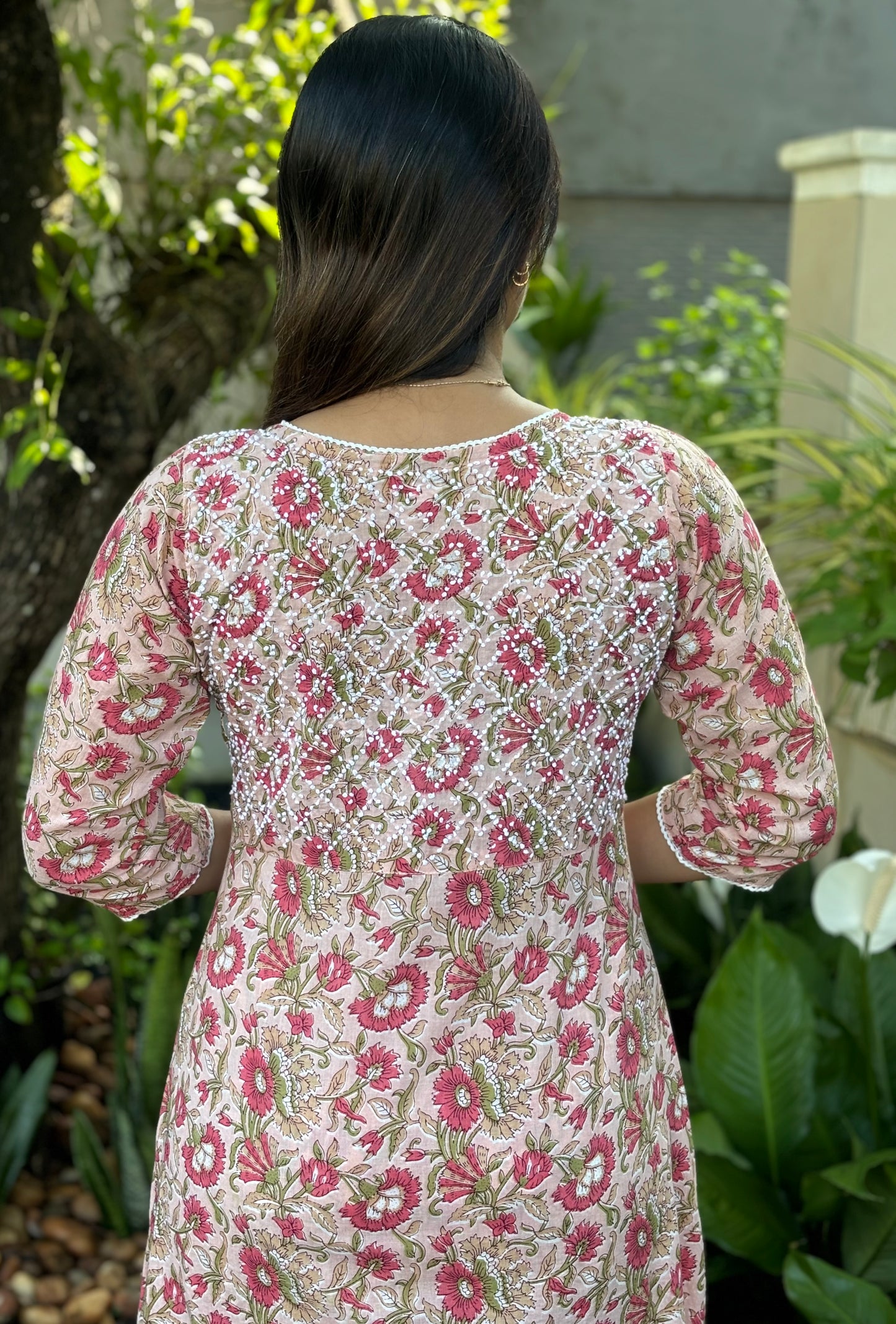 Angrakha Kurti and pant PRE-ORDER - Mili