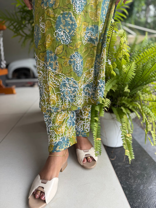 Printed Pants - Bluebelle