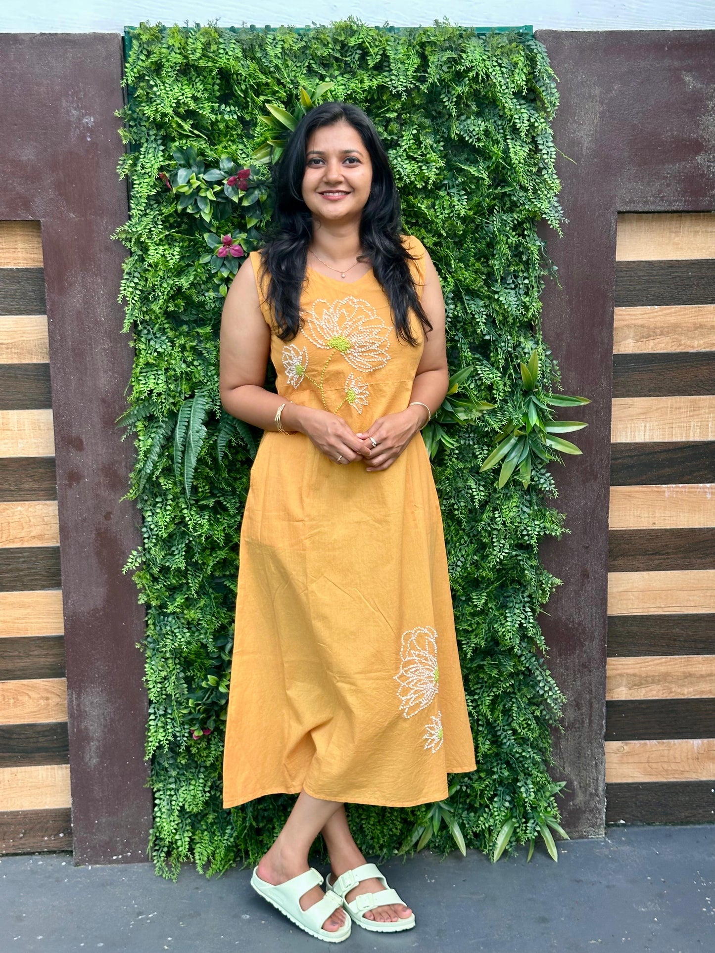 Glow Dress  PRE-ORDER - Mustard Yellow