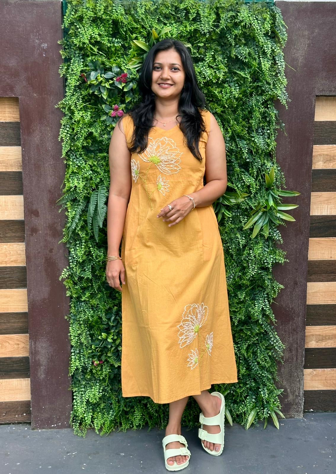 Glow Dress  PRE-ORDER - Mustard Yellow