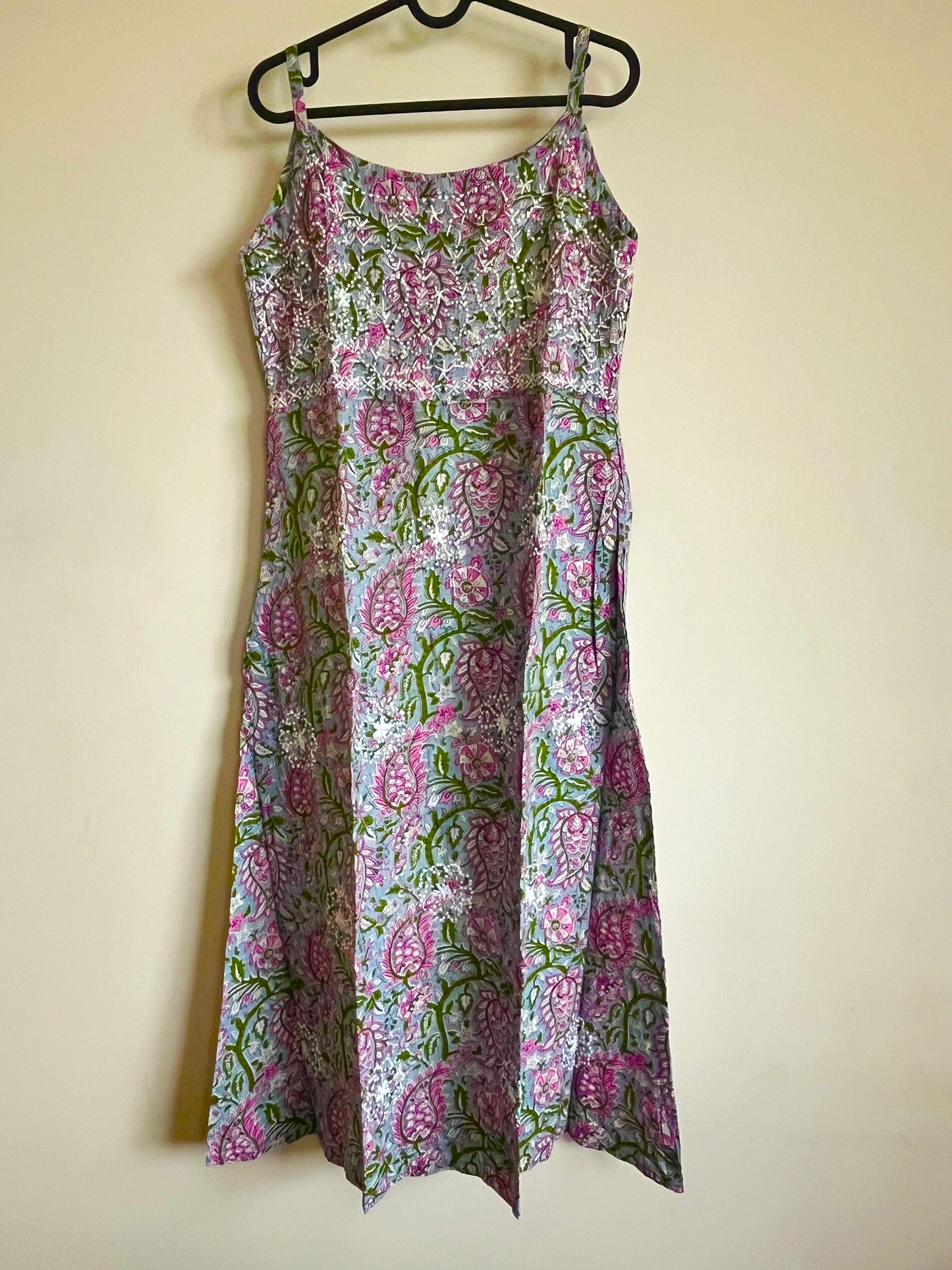 Sleeveless A-line Dress -Sitara