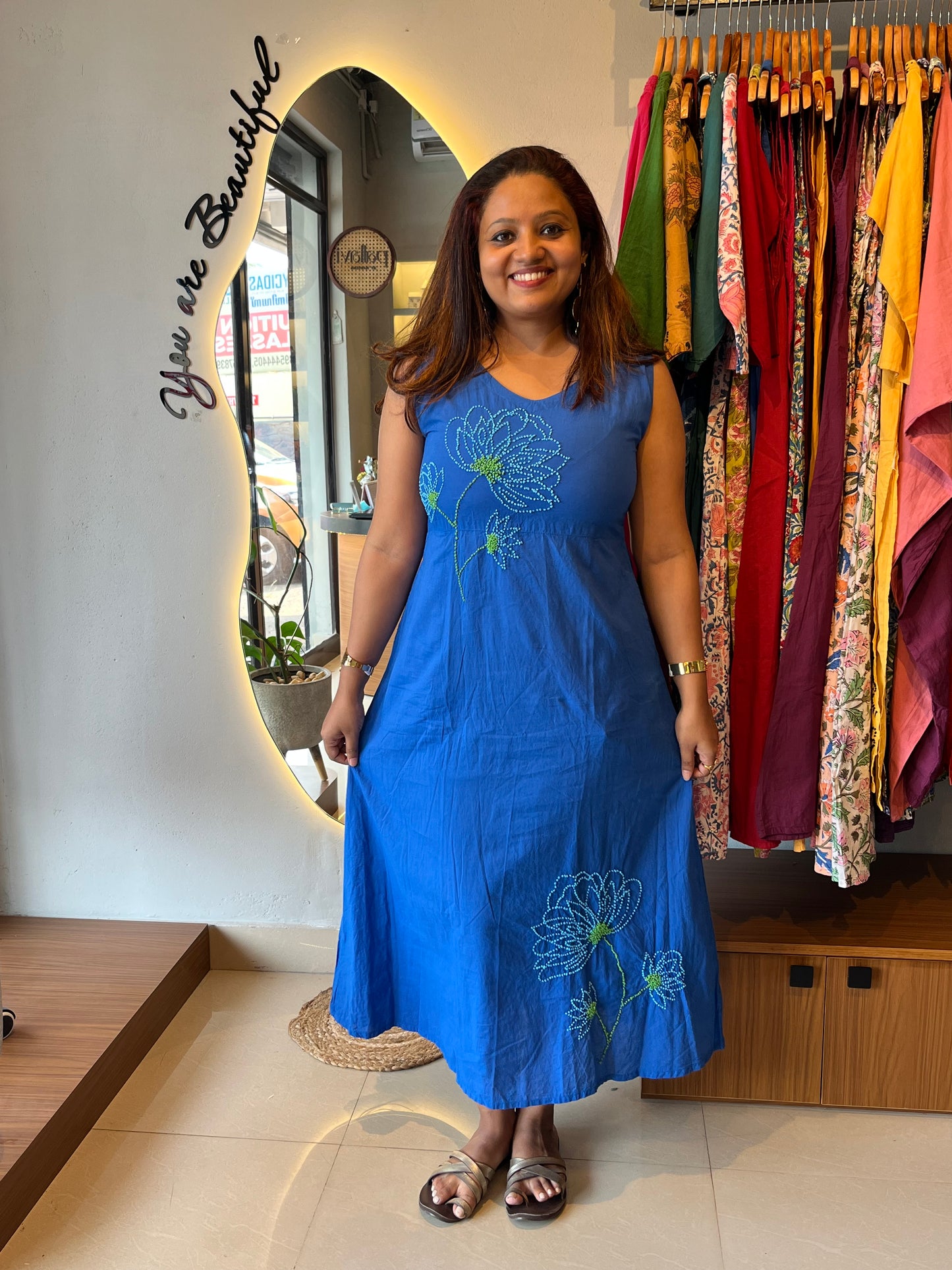 Glow Dress - Royal Blue