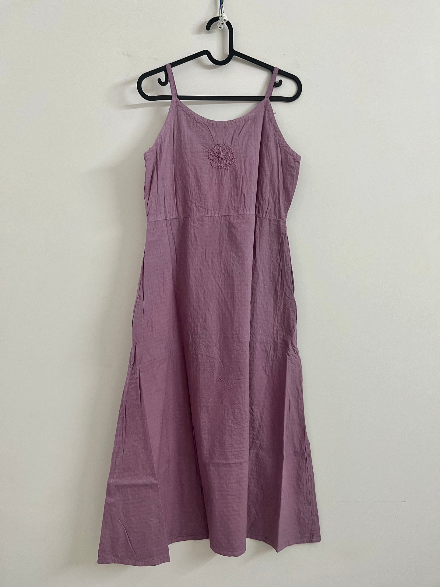 Sleeveless A-line Dress - Pale Lavender