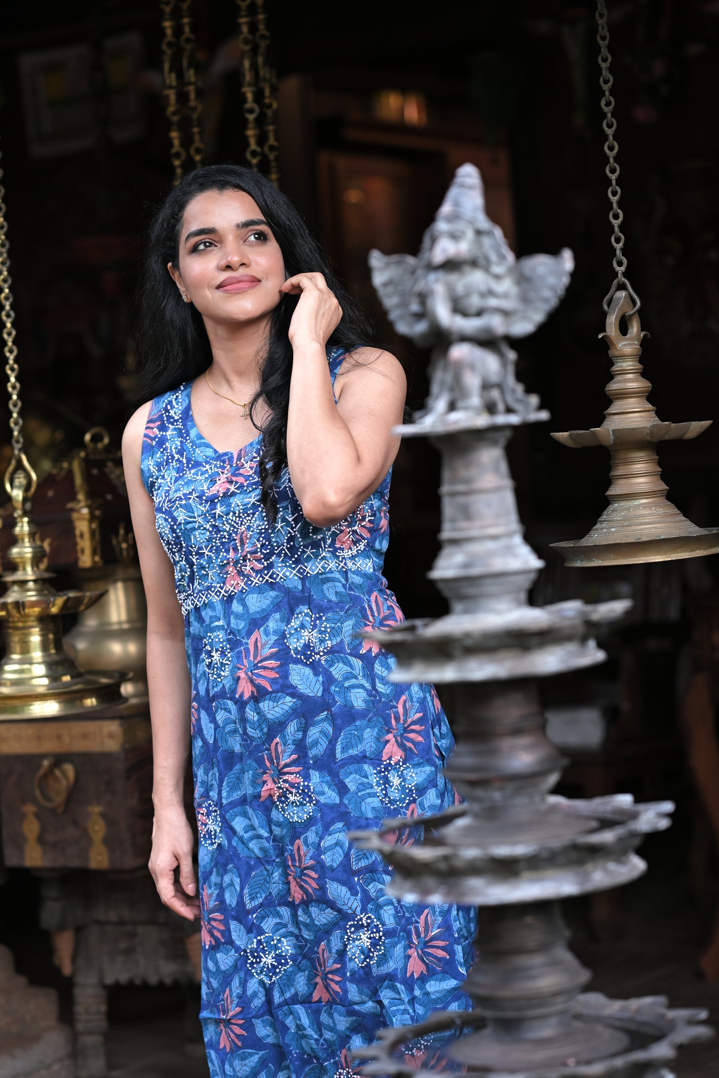 Sleeveless Straight Kurti PRE-ORDER - Neelima