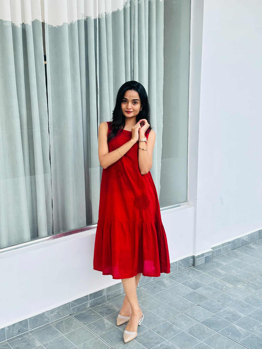 Dandelion  Dress  PRE-ORDER - Red