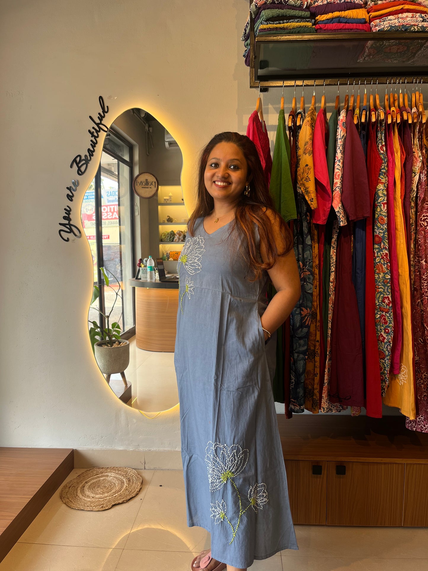 Glow Dress - Grey