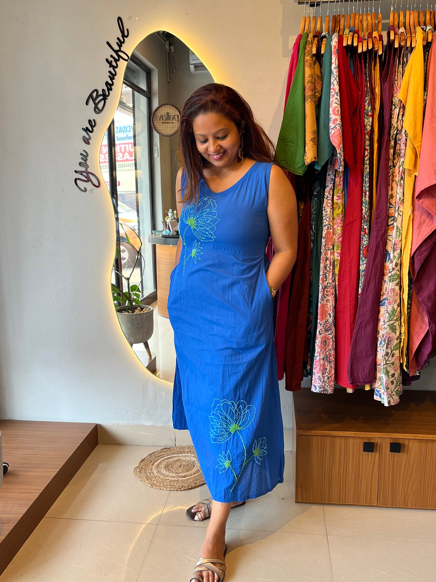 Glow Dress - Royal Blue